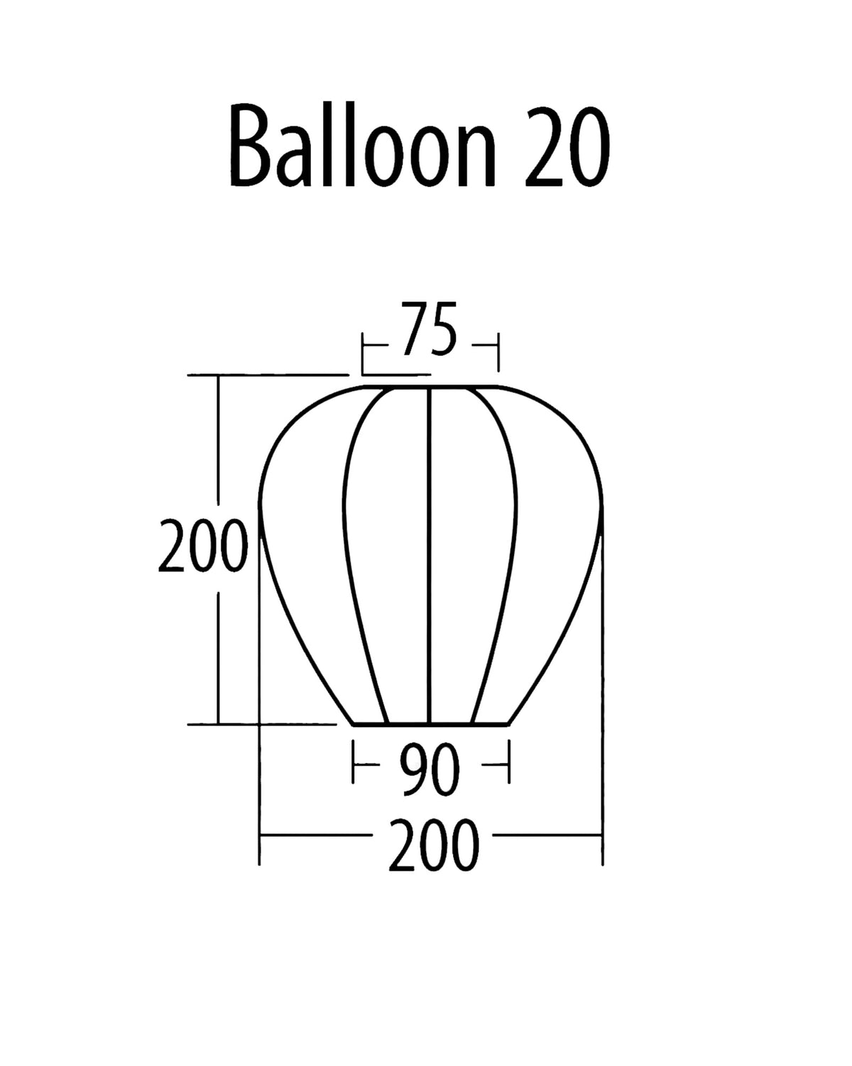 LUMIZ Solar Lantern - Balloon 20