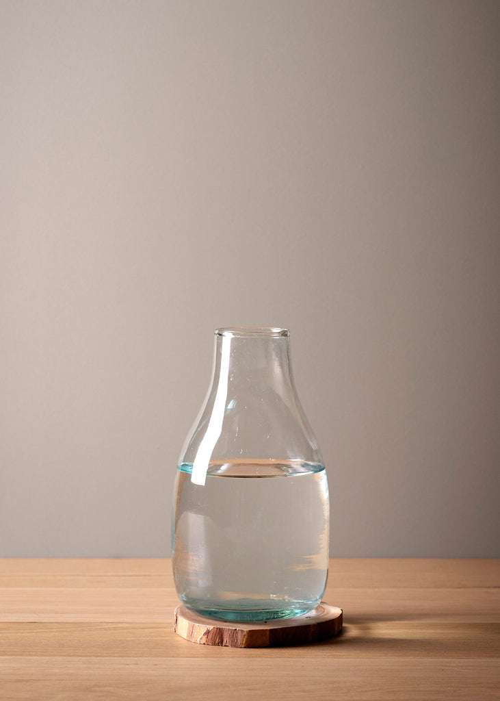 Handblown Recycled Glass - Carafe