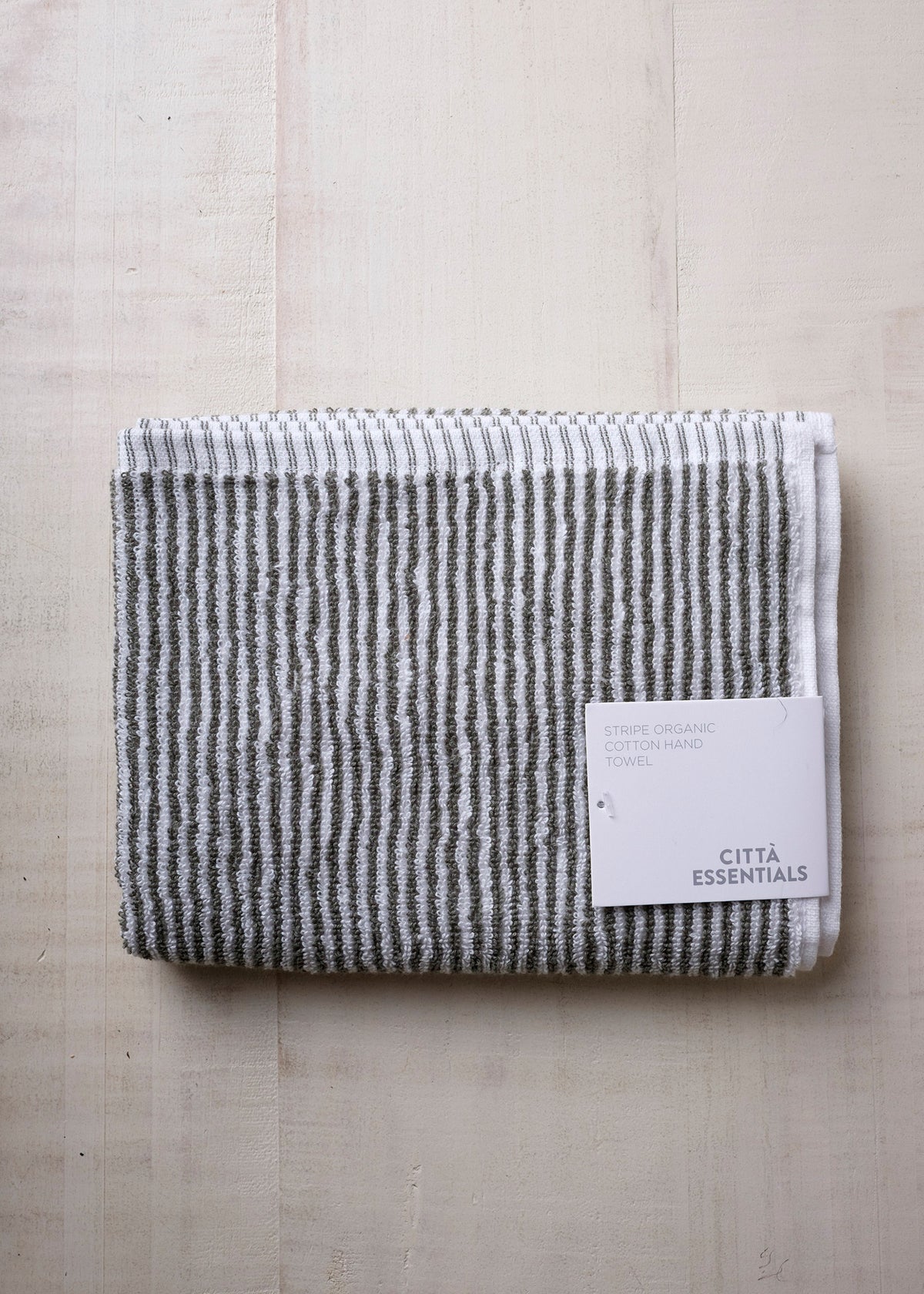 Striped Organic Cotton Towel