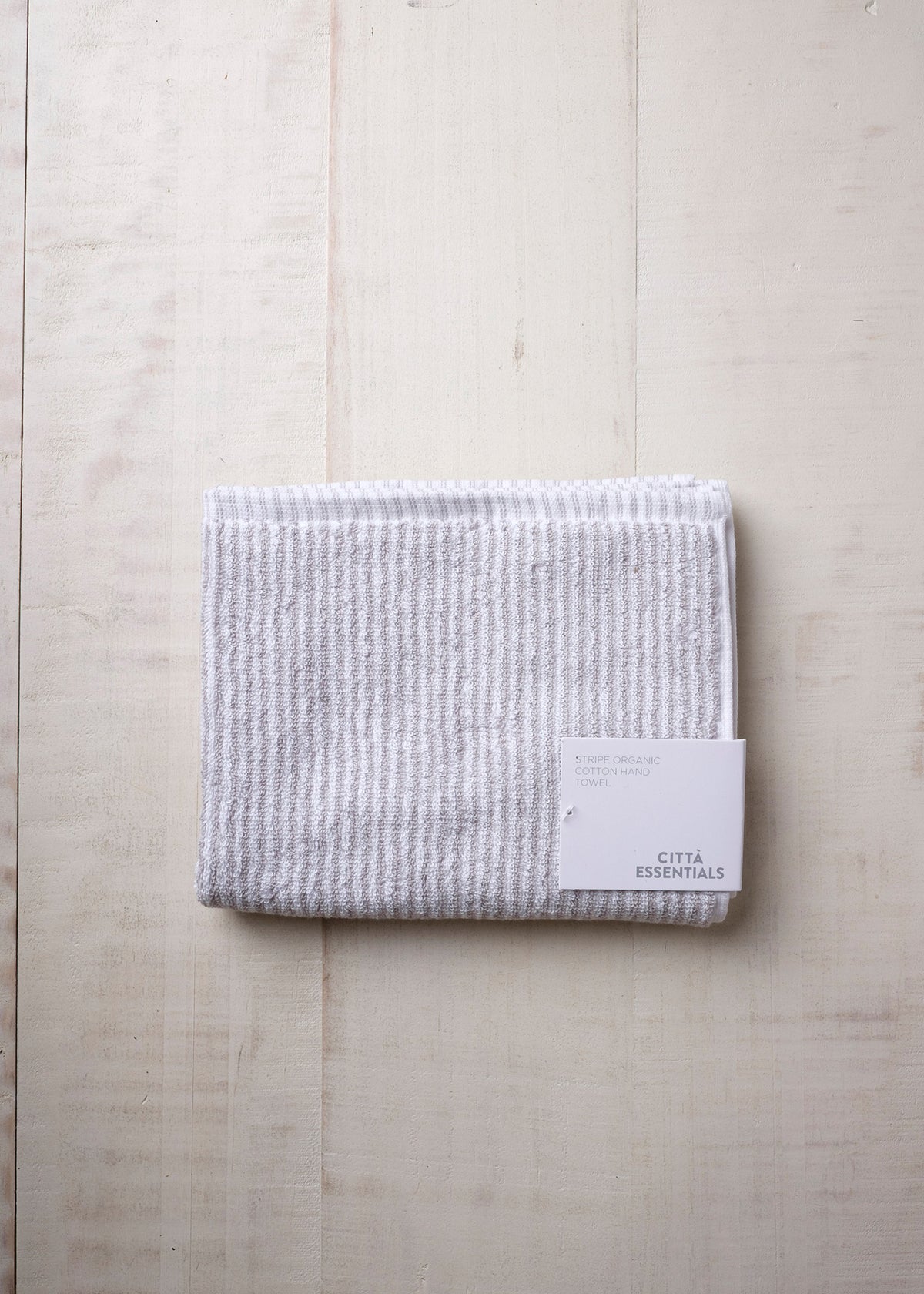 Striped Organic Cotton Towel