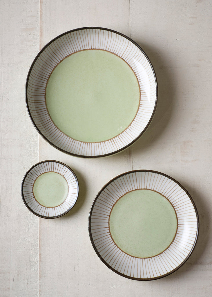 Japanese Wabi Togusa - Side Plate - green